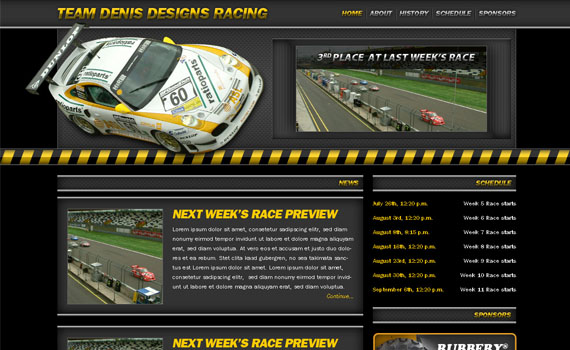 Create-racing-website-web-design-layout-tutorials-from-2010