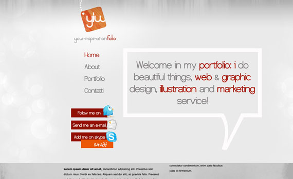 How-to-create-for-your-one-page-portfolio-web-design-layout-tutorials-from-2010