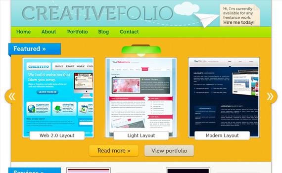 How-to-make-vibrant-portfolio-in-photoshop-web-design-layout-tutorials-from-2010