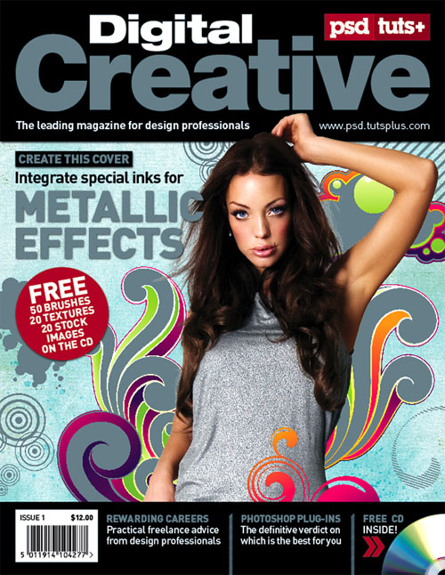Create-five-color-magazine-cover-using-spot-metallic-