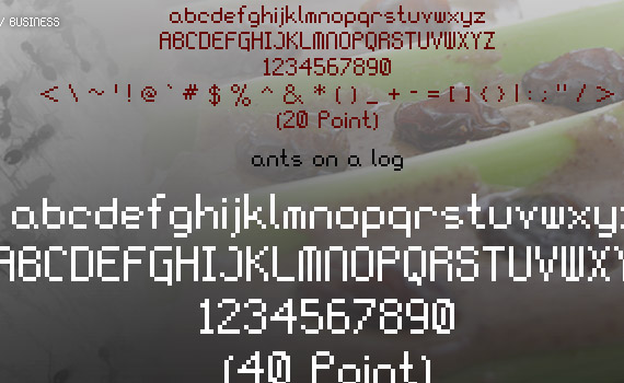 ants-on-log-free-pixel-fonts