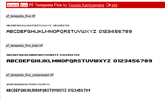 pf-tempesta-five-free-pixel-fonts