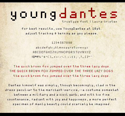 young-dates-free-pixel-fonts