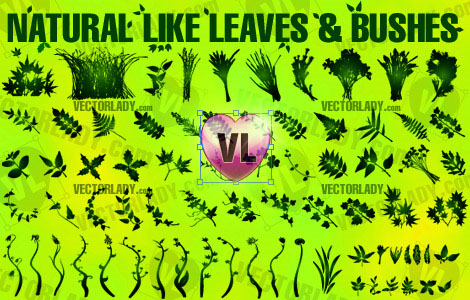 Natural-like-leaves-bushes-free-photoshop-custom-shapes