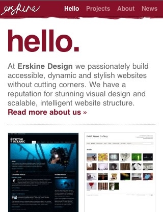 Erskine-mobile-web-design-showcase