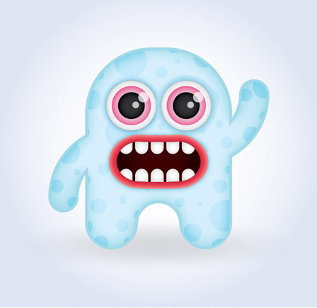Create-cute-baby-monster-character-illustration-tutorials