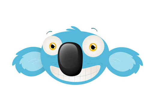 How-to-design-cheeky-koala-mascot-head-character-illustration-tutorials