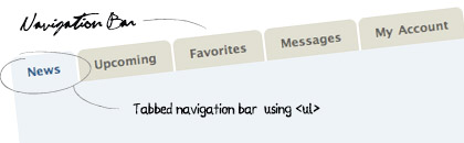 Navigation-bar-with-tabs-using-sliding-doors-effect-css-menu-button-tutorials
