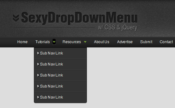 Sexy-drop-down-css-menu-button-tutorials