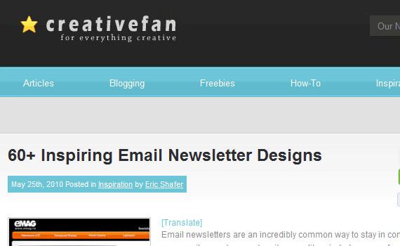 60+ Inspiring Email Newsletter Designs