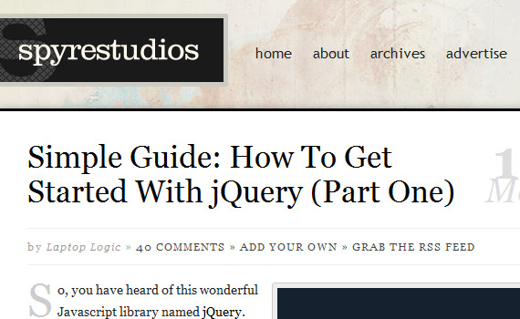 Simple-guide-get-started-series-jquery-tutorials-for-beginners