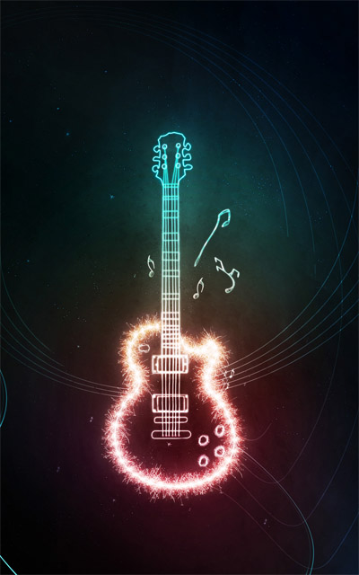 Electrifying-guitar-abstract-lighting-effects-tutorials