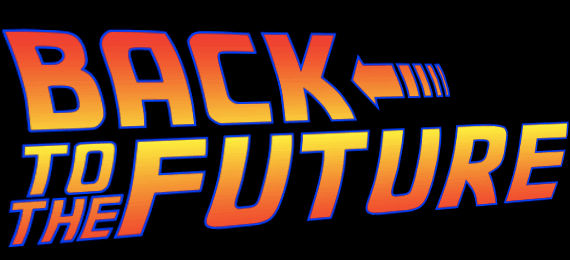 Back to the future CSS only logo