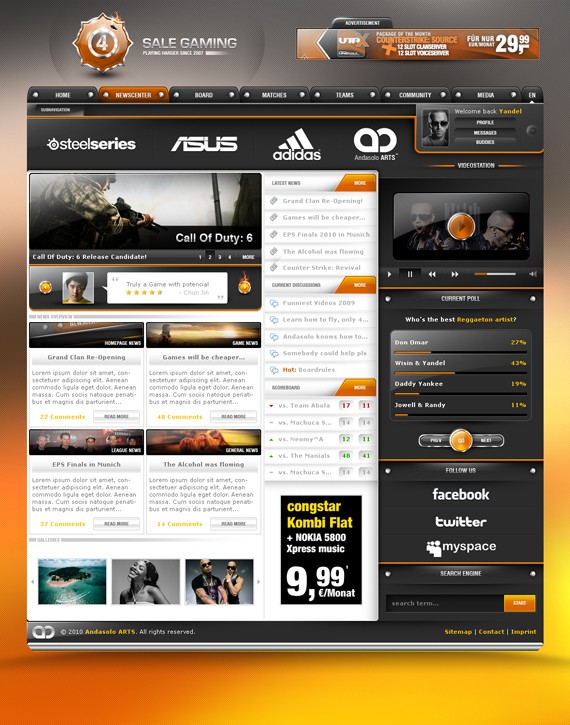 45 Insane Game Website Designs for Your Inspiration