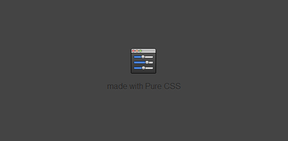 Some nice icon made with pure CSS