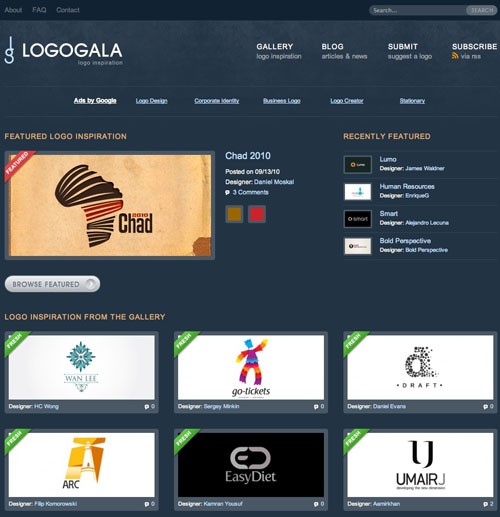 Logo Inspiration LogoGala 20100921 23 Páginas web para inspirarnos con logos