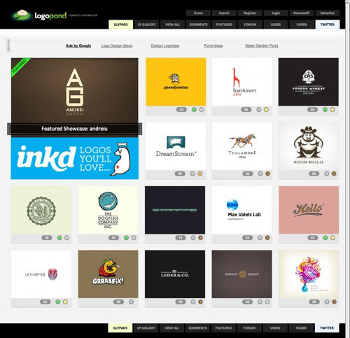 LogoPond Identity Inspiration 20100921 23 Páginas web para inspirarnos con logos