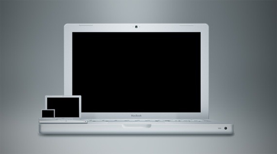 The MacBook In White