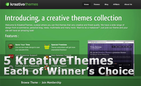 Kreative-themes-giveaway-deal