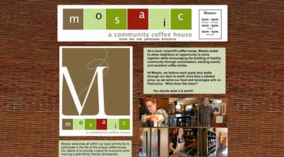 mosaic coffee website 30 Sitios web sobre café para inspirarte