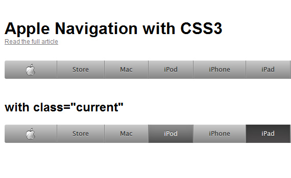 Apple-jquery-navigation-menu-plugins
