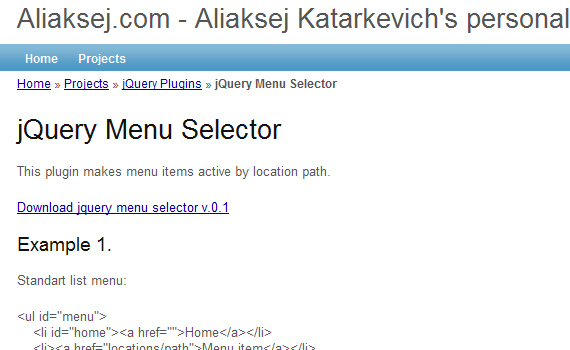 Menu-selector-jquery-navigation-menu-plugins