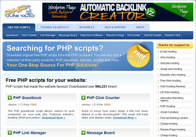 16 Hot Websites To Download Cool Scripts