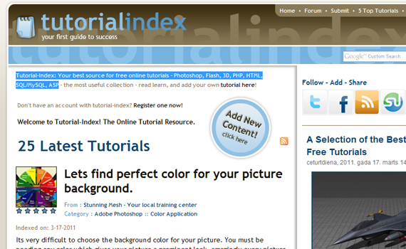 Index-sites-submit-web-design-tutorials