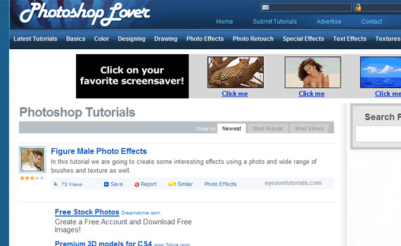 Photoshop-lover-sites-submit-web-design-tutorials
