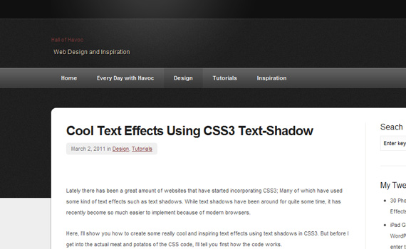 Shadow-css3-text-effect-tutorials