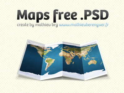 Peta-gratis-PSD-dribbble