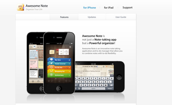 Awesome-note-iphone-app-web-design-inspiration
