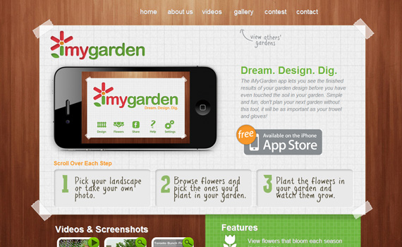 Imygarden-iphone-app-web-design-inspiration
