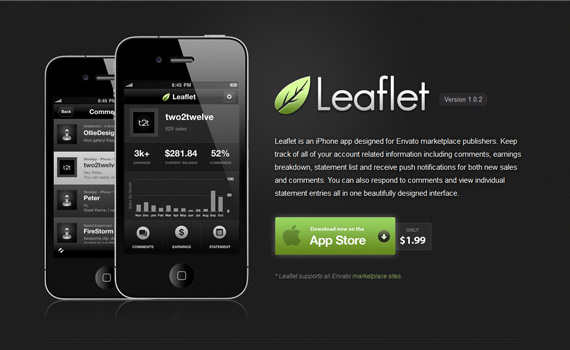 Leaflet-iphone-app-web-design-inspiration