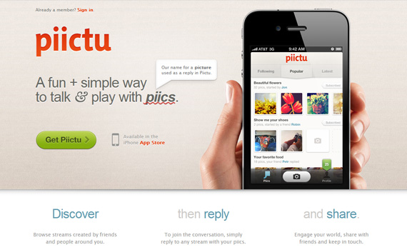 Piictu-iphone-app-web-design-inspiration