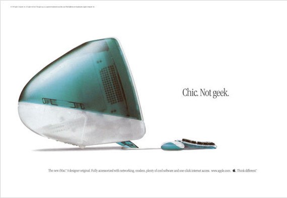 Advertisement for the Apple iMac. (Image from Tony Olsen)