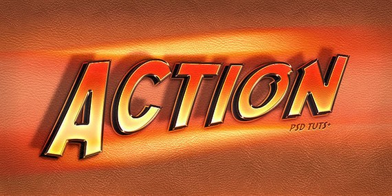 Quick Tip: Create an “Action” Text Effect in Photoshop