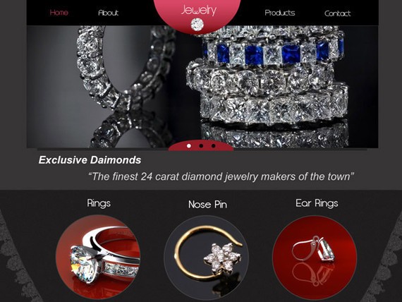 Designing a Jeweler’s Website in Photoshop