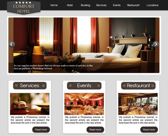 How to Design an Elegant Hotel Website in Photoshop