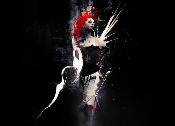 Create Abstract Dark Photo Manipulation with Splatter Brushes in Photoshop