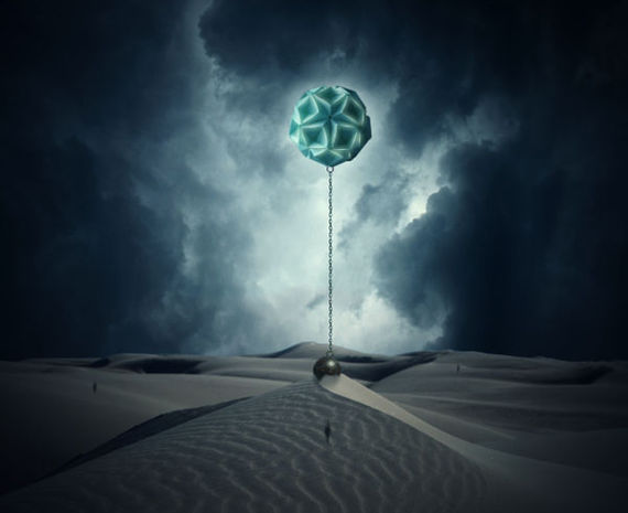 Photo Manipulate a Surreal, Gravity-Defying Desert Scene