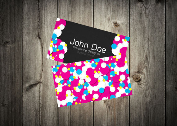 Creating a Colorful Vibrant Business Card