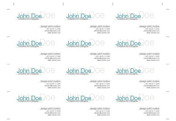 How to Impose Business Cards for Digital Printing with InDesign