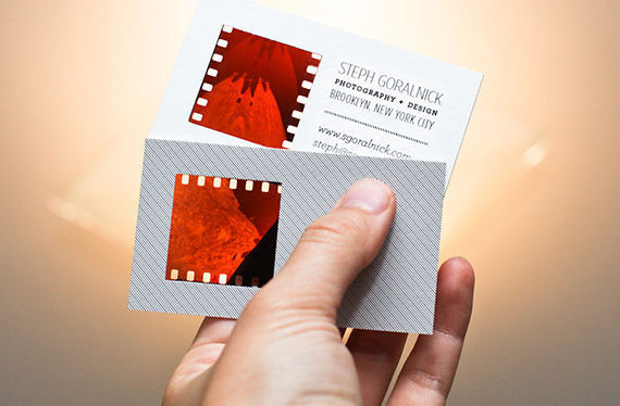 How to Make Your Own Photographic Negative Business Cards