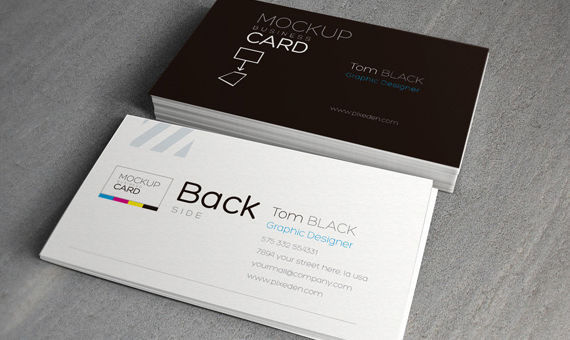 Psd Business Card Mock-Up