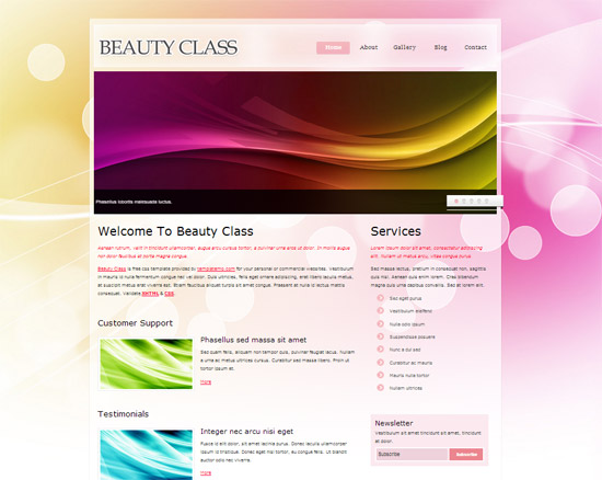 45 High Quality Free HTML/CSS Templates from 2011 and 2012