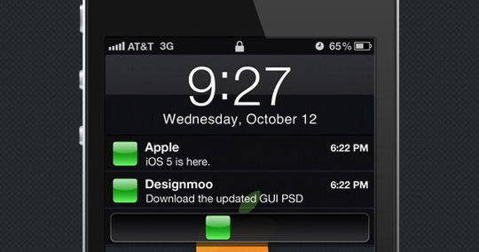 iOS 5 GUI PSD