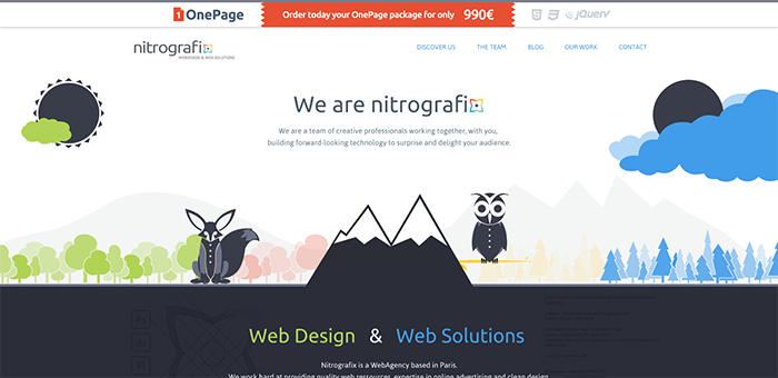 40+ Beautiful Flat Web Designs for Your Inspiration