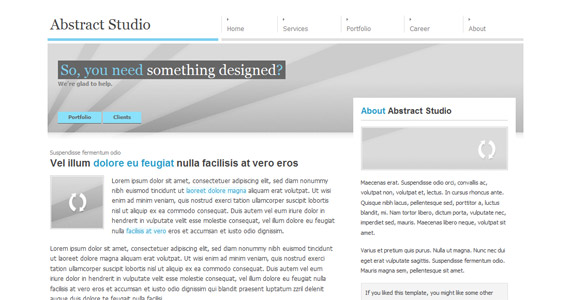 abstract-studio-xhtml-css-template