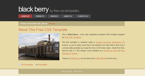 black-berry-xhtml-css-template